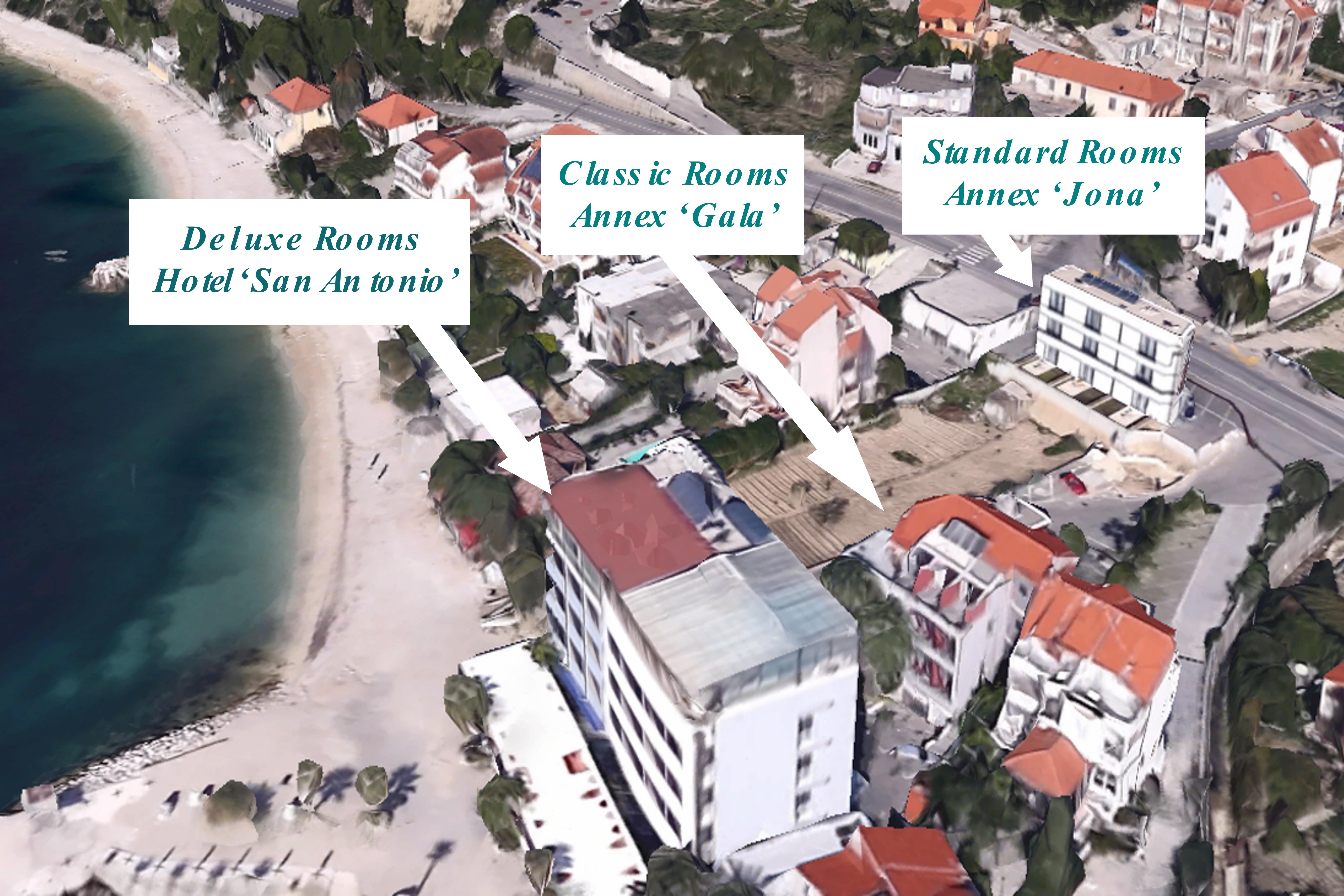 Hotel Jona Podstrana Eksteriør bilde